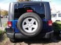 2009 Deep Water Blue Pearl Coat Jeep Wrangler X 4x4  photo #4
