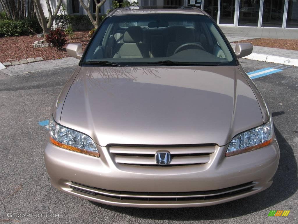 2002 Accord EX Sedan - Naples Gold Metallic / Ivory photo #7