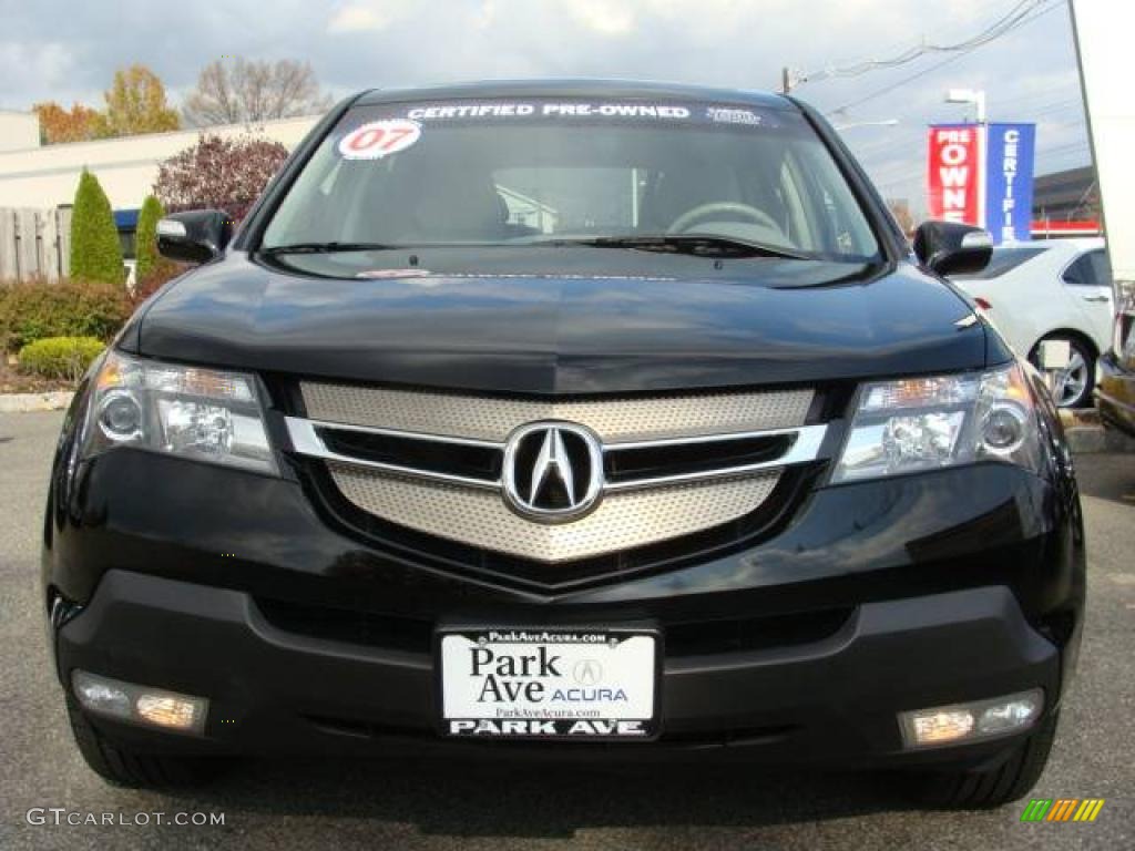 2007 MDX  - Formal Black Pearl / Taupe photo #2