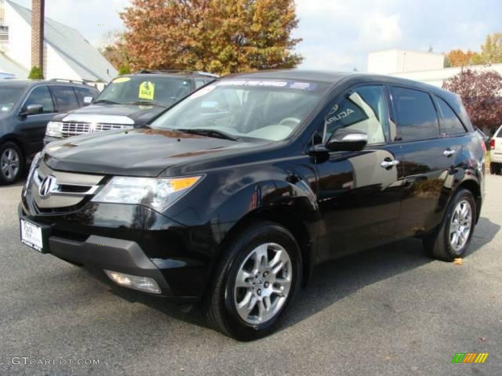 2007 MDX  - Formal Black Pearl / Taupe photo #3