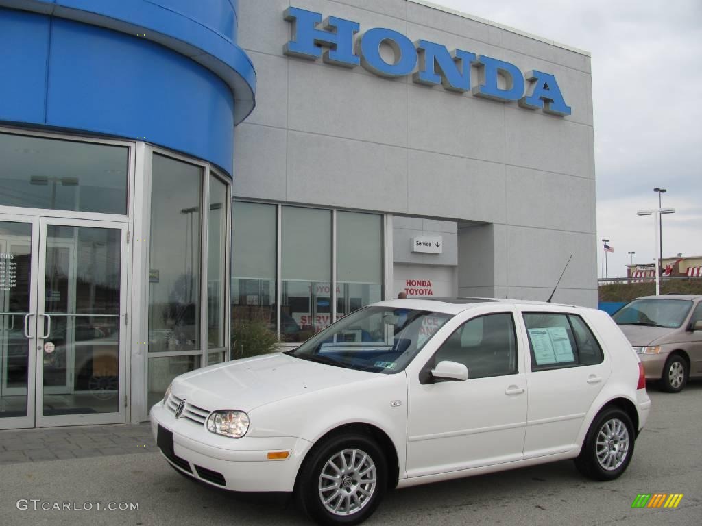2004 Golf GLS 4 Door - Candy White / Black photo #1