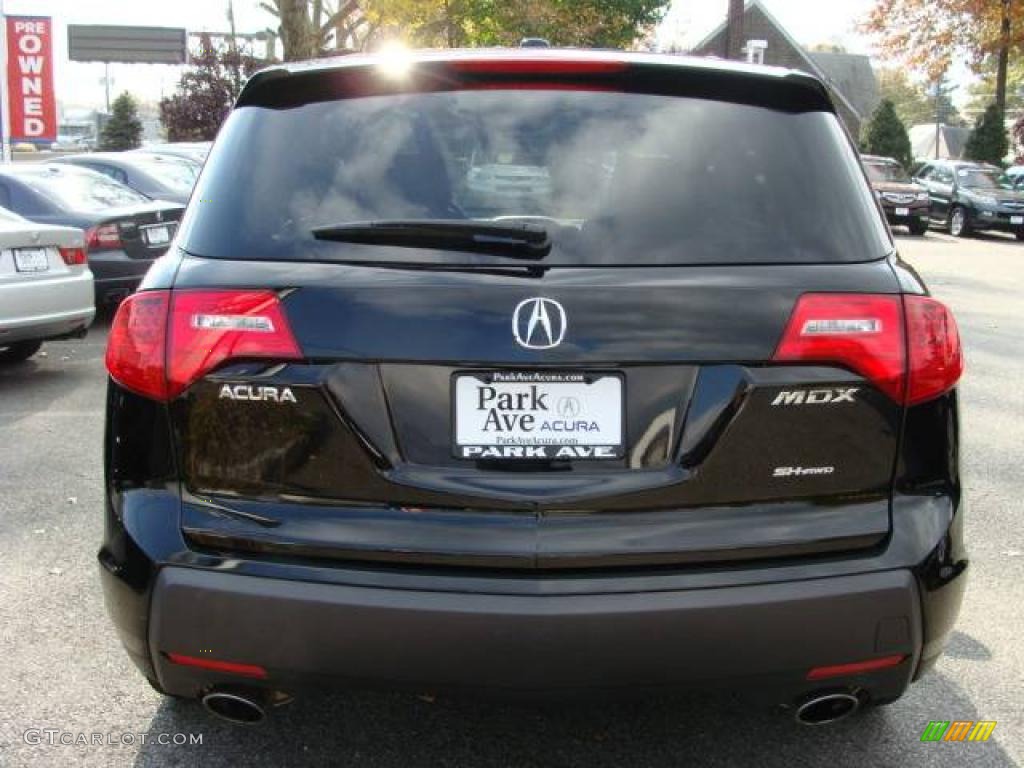 2007 MDX  - Formal Black Pearl / Taupe photo #5