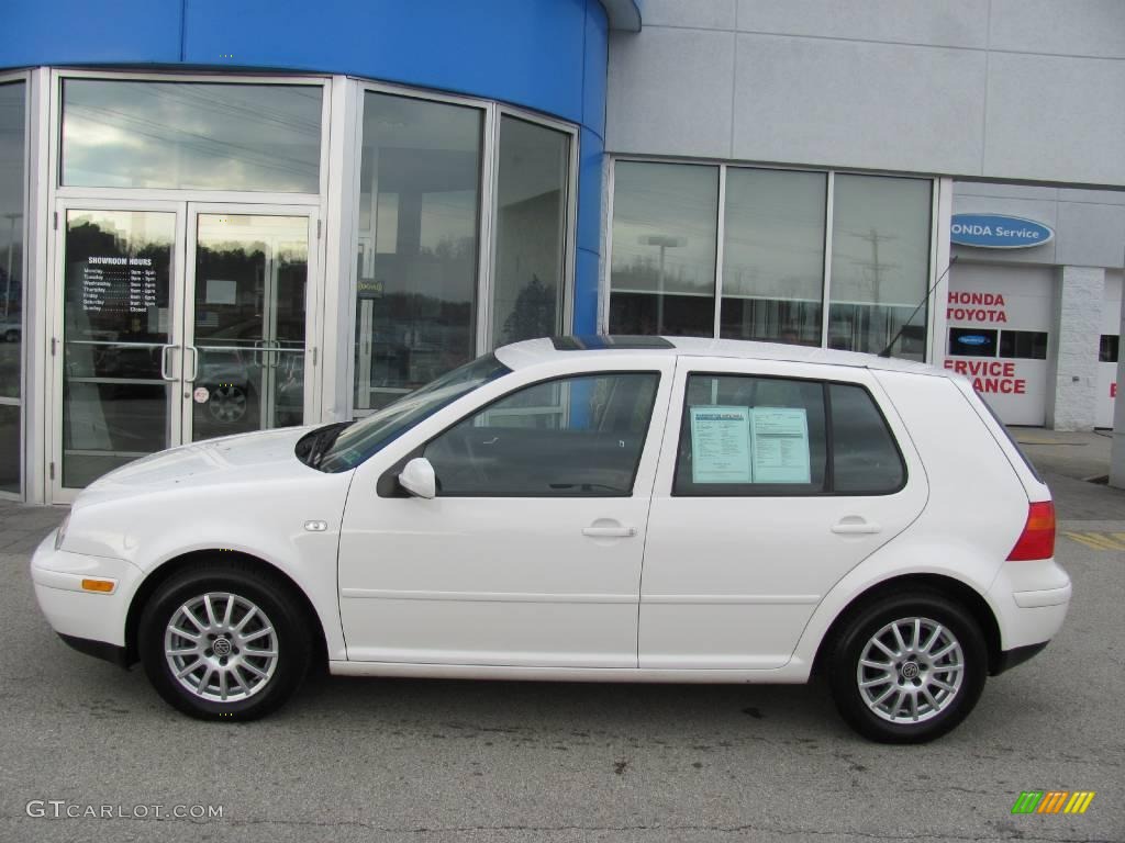 2004 Golf GLS 4 Door - Candy White / Black photo #2