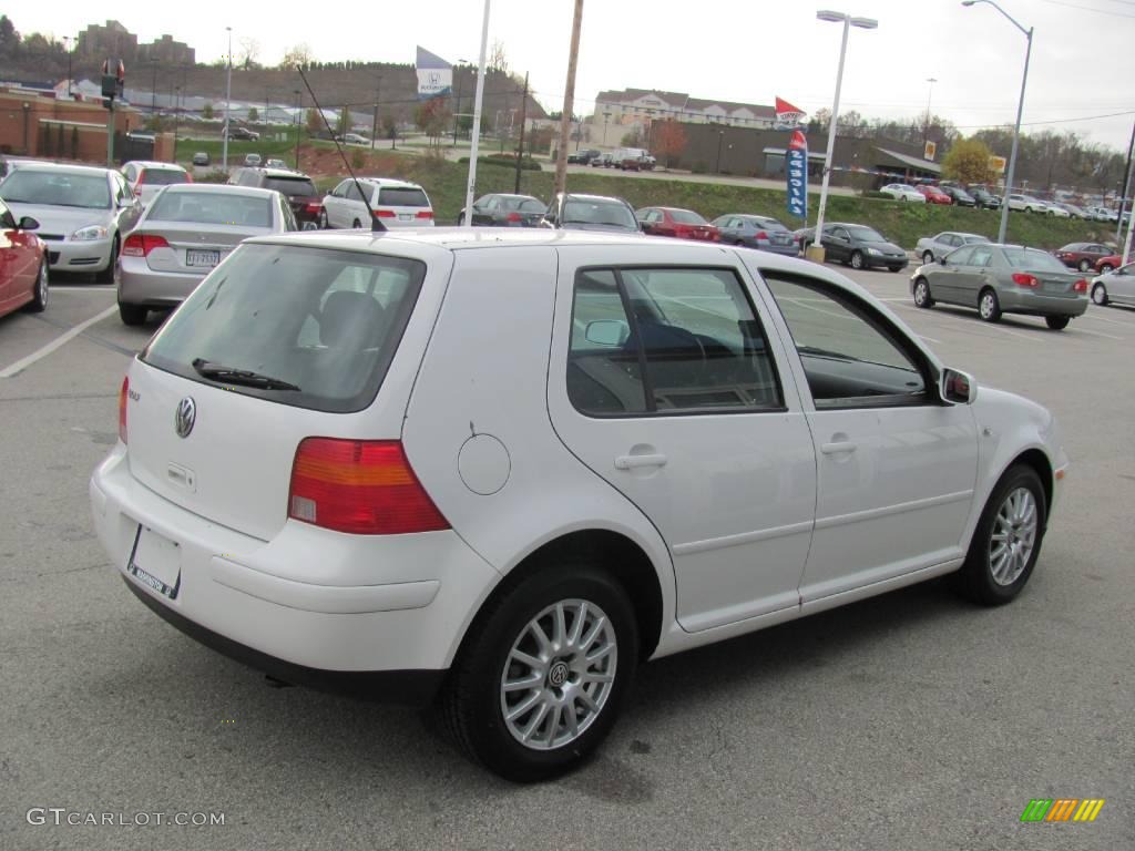 2004 Golf GLS 4 Door - Candy White / Black photo #7