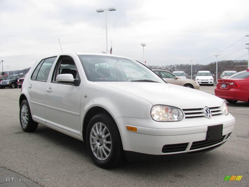 2004 Golf GLS 4 Door - Candy White / Black photo #9