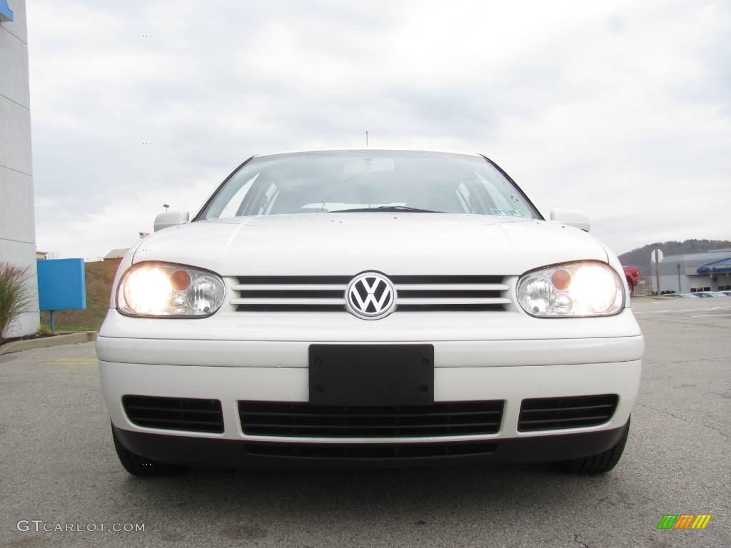 2004 Golf GLS 4 Door - Candy White / Black photo #10