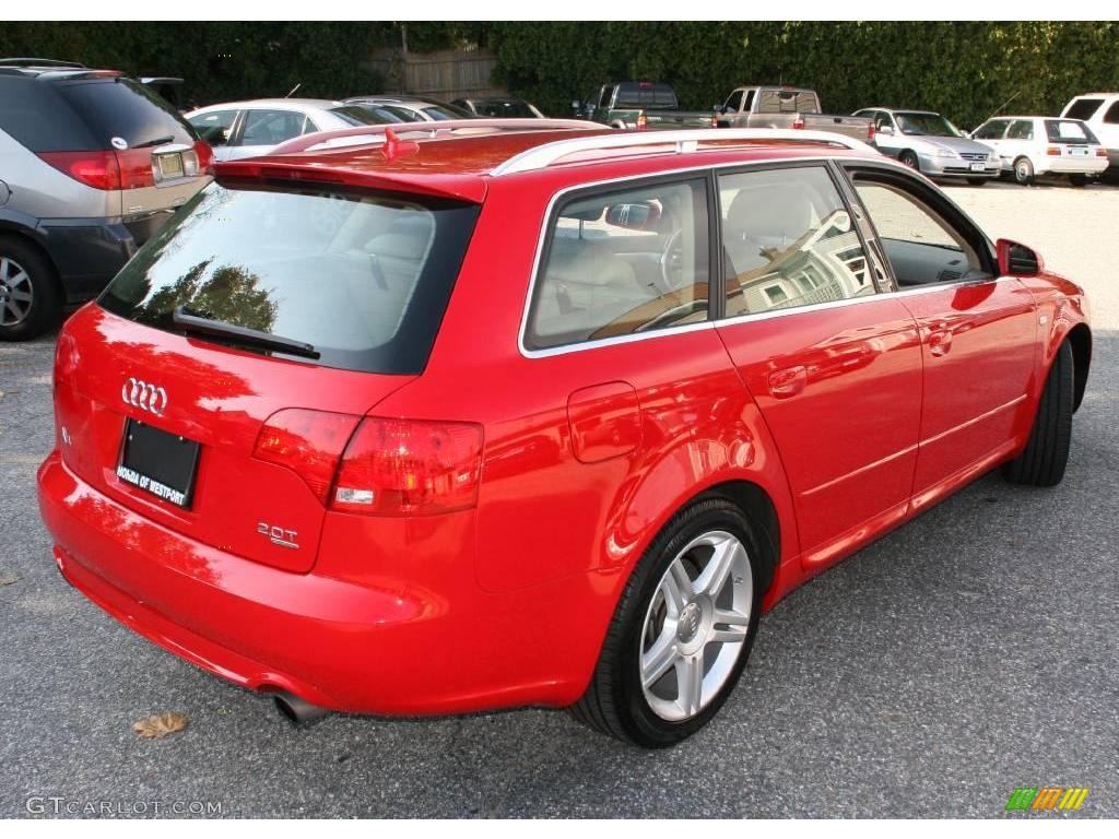 2008 A4 2.0T quattro Avant - Brilliant Red / Beige photo #5