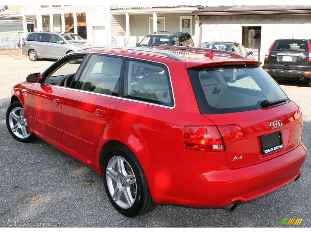 2008 A4 2.0T quattro Avant - Brilliant Red / Beige photo #8