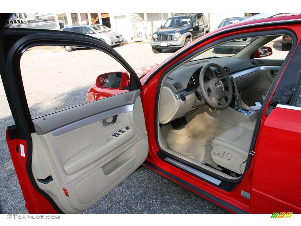 2008 A4 2.0T quattro Avant - Brilliant Red / Beige photo #10