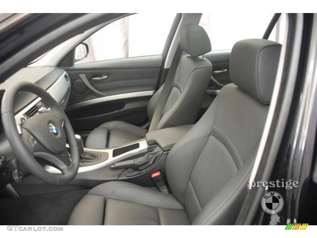 2009 3 Series 328xi Sport Wagon - Black Sapphire Metallic / Black photo #4