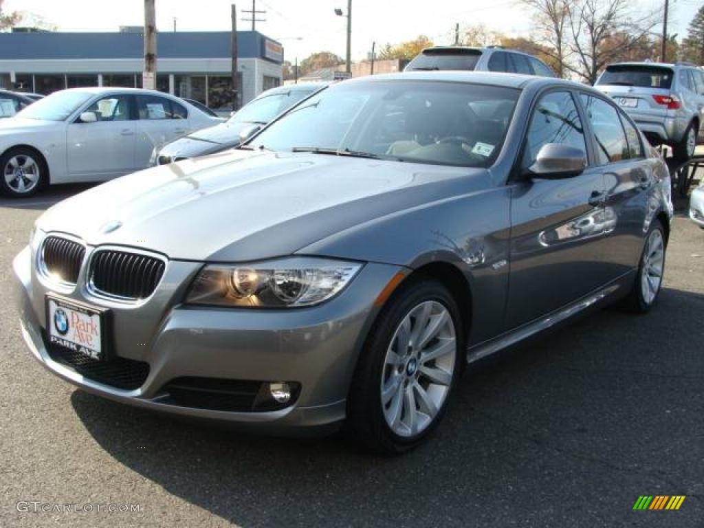 2009 3 Series 328i Sedan - Space Grey Metallic / Black photo #4