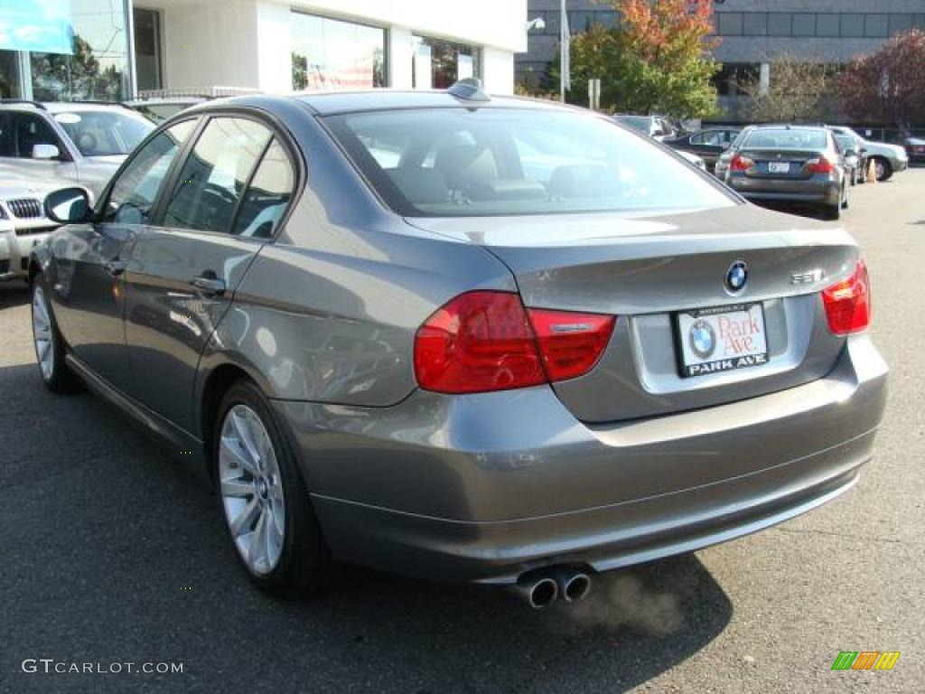 2009 3 Series 328i Sedan - Space Grey Metallic / Black photo #6