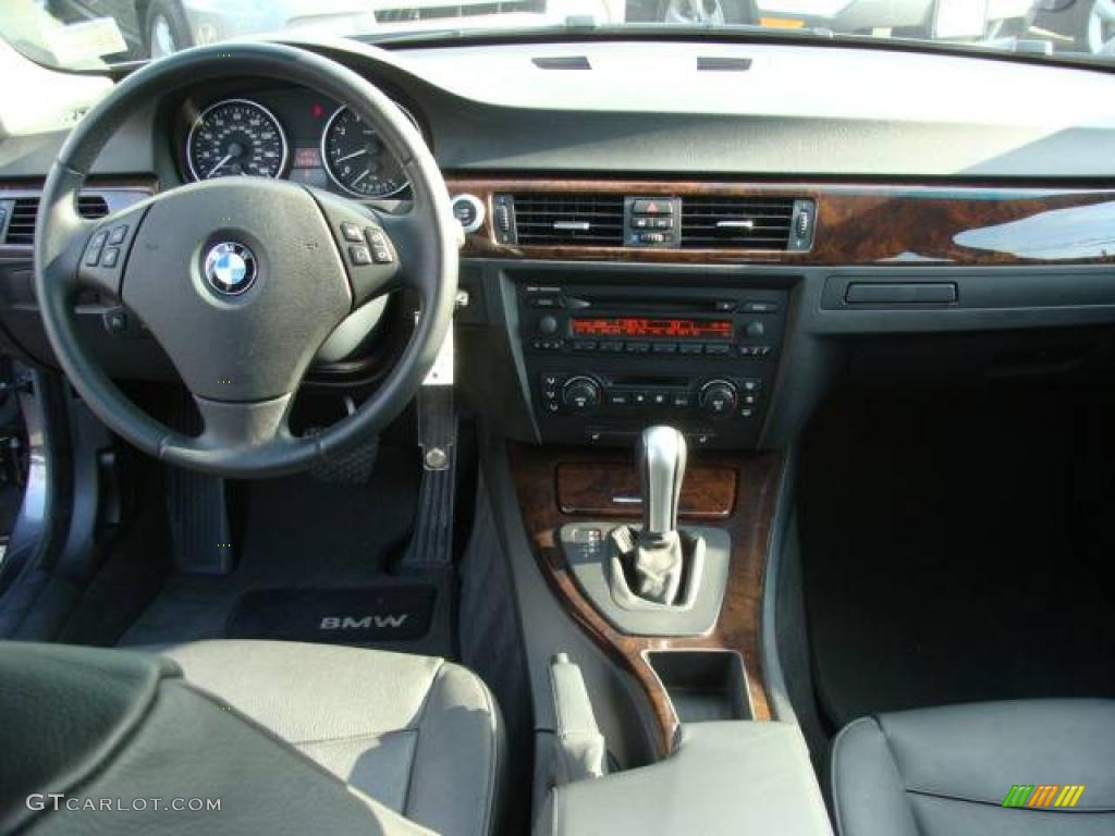 2009 3 Series 328i Sedan - Space Grey Metallic / Black photo #12