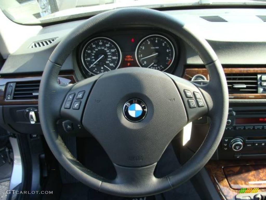 2009 3 Series 328i Sedan - Space Grey Metallic / Black photo #13