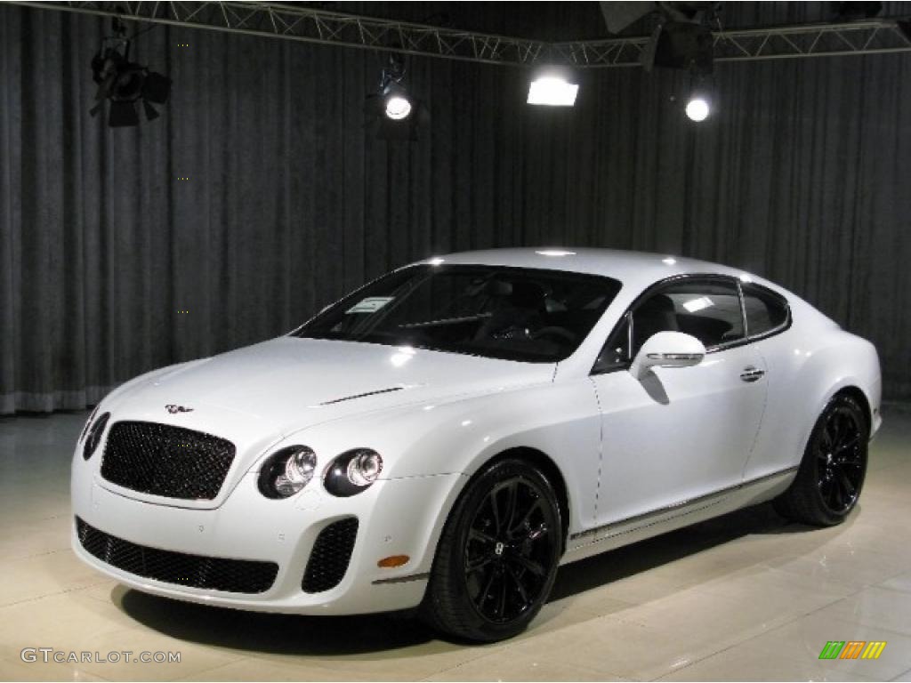 Ice White Bentley Continental GT