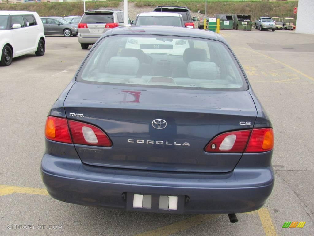 2000 Corolla CE - Twilight Blue Pearl / Light Charcoal photo #4