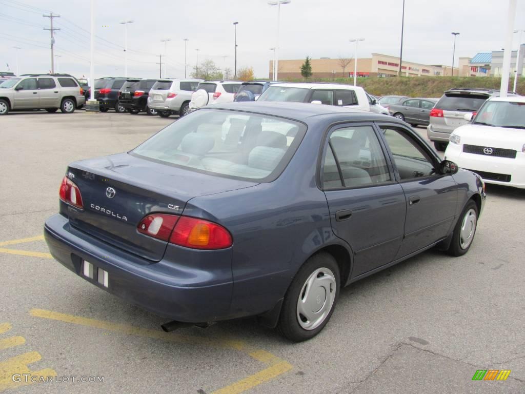 2000 Corolla CE - Twilight Blue Pearl / Light Charcoal photo #6