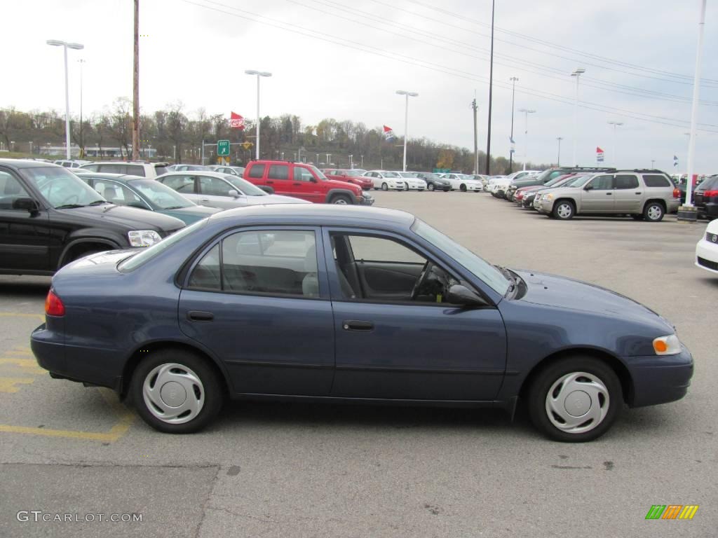 2000 Corolla CE - Twilight Blue Pearl / Light Charcoal photo #8