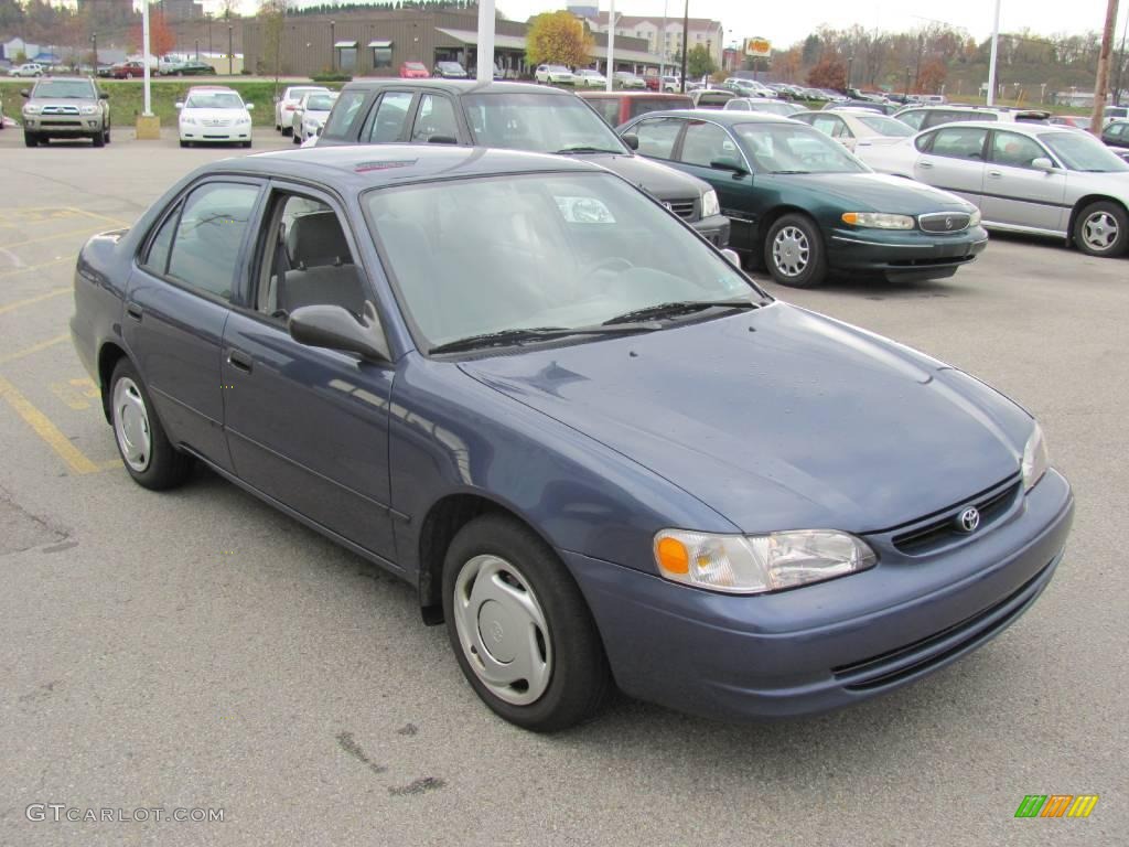 2000 Corolla CE - Twilight Blue Pearl / Light Charcoal photo #9