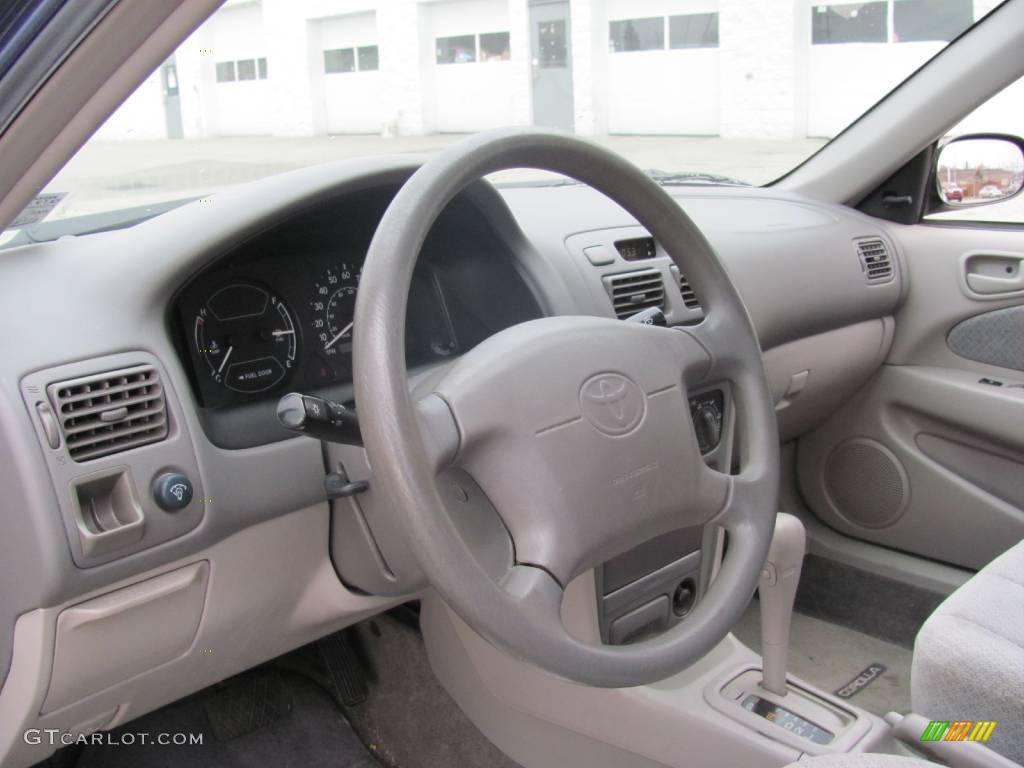 2000 Corolla CE - Twilight Blue Pearl / Light Charcoal photo #13