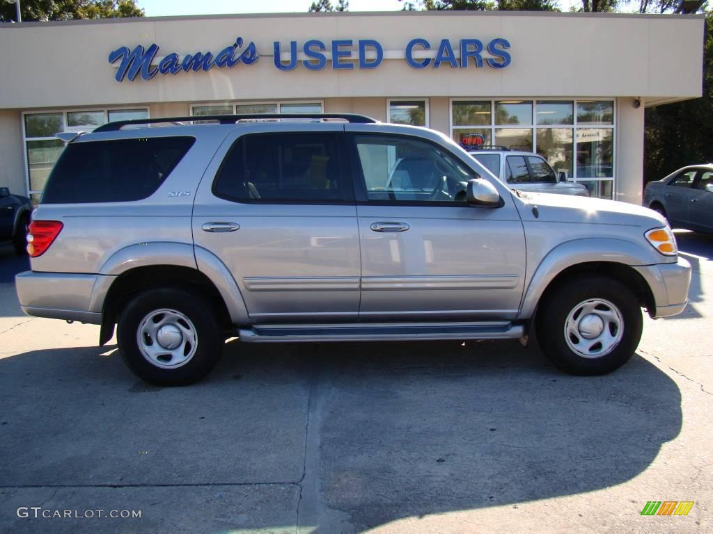 2002 Sequoia SR5 - Silver Sky Metallic / Charcoal photo #1