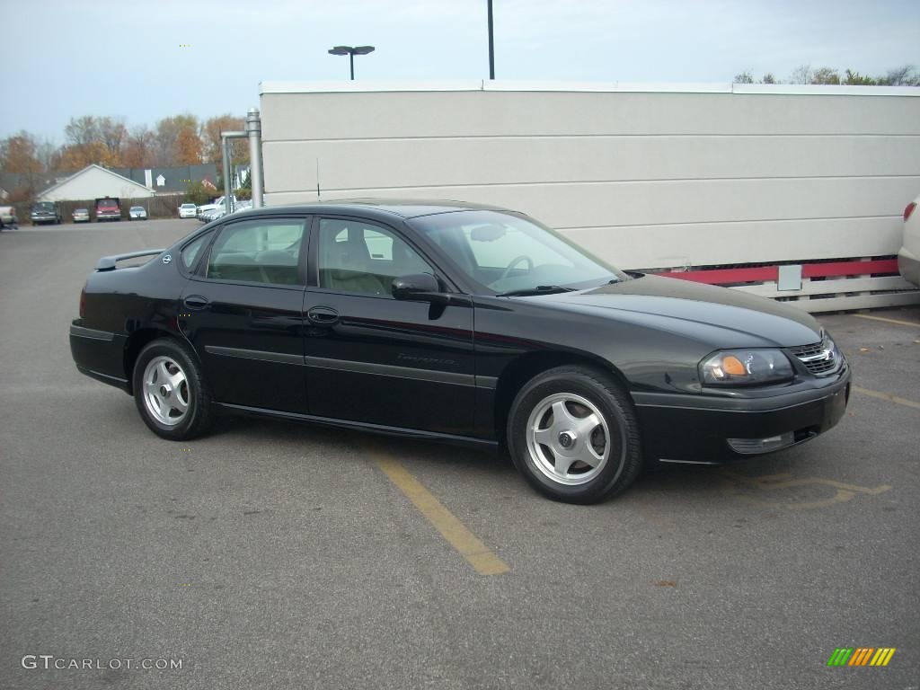 2001 Impala LS - Black / Medium Gray photo #1