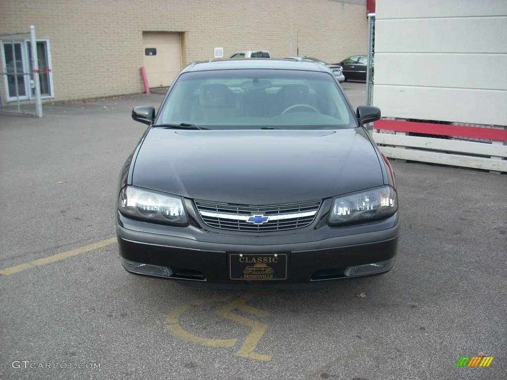2001 Impala LS - Black / Medium Gray photo #2