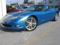 2008 Jetstream Blue Metallic Chevrolet Corvette Coupe  photo #2