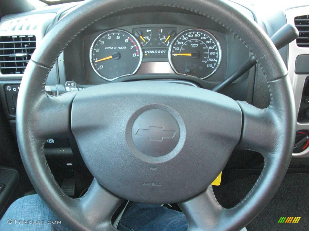 2009 Colorado LT Crew Cab - Black Granite Metallic / Ebony photo #23