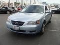 2007 Silver Blue Hyundai Sonata GLS  photo #2