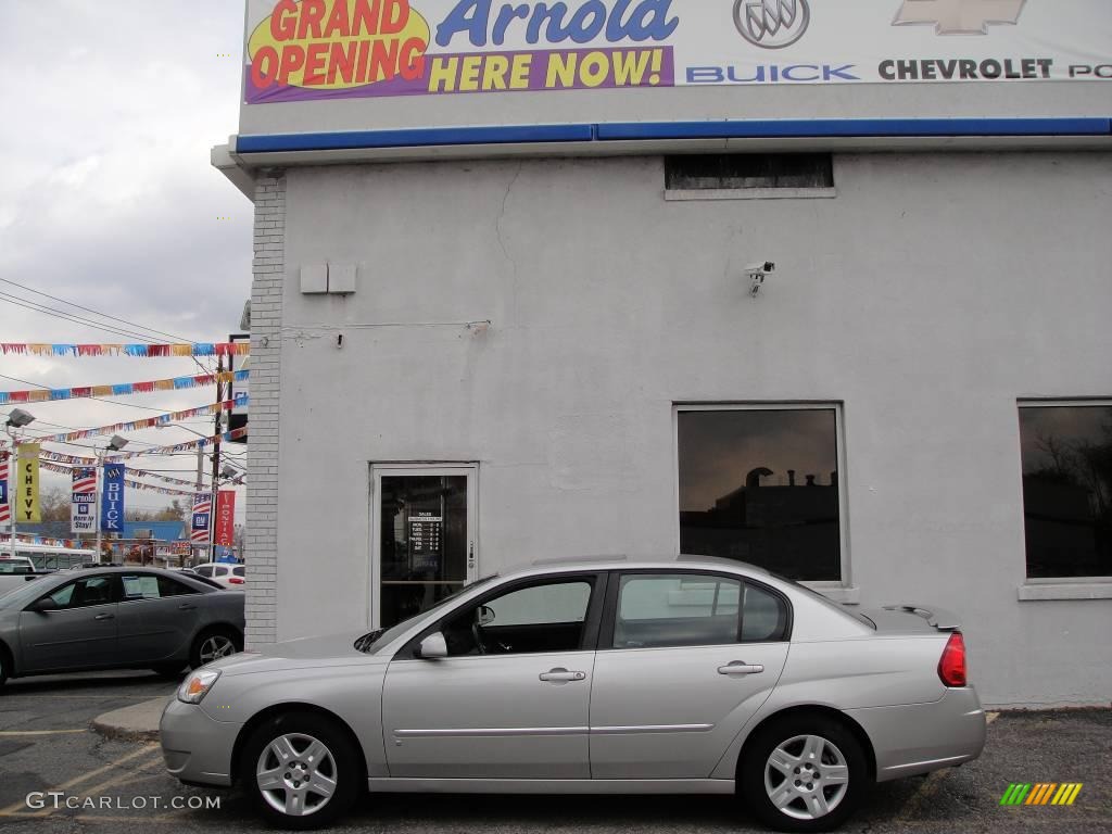 2006 Malibu LT V6 Sedan - Silverstone Metallic / Ebony Black photo #3