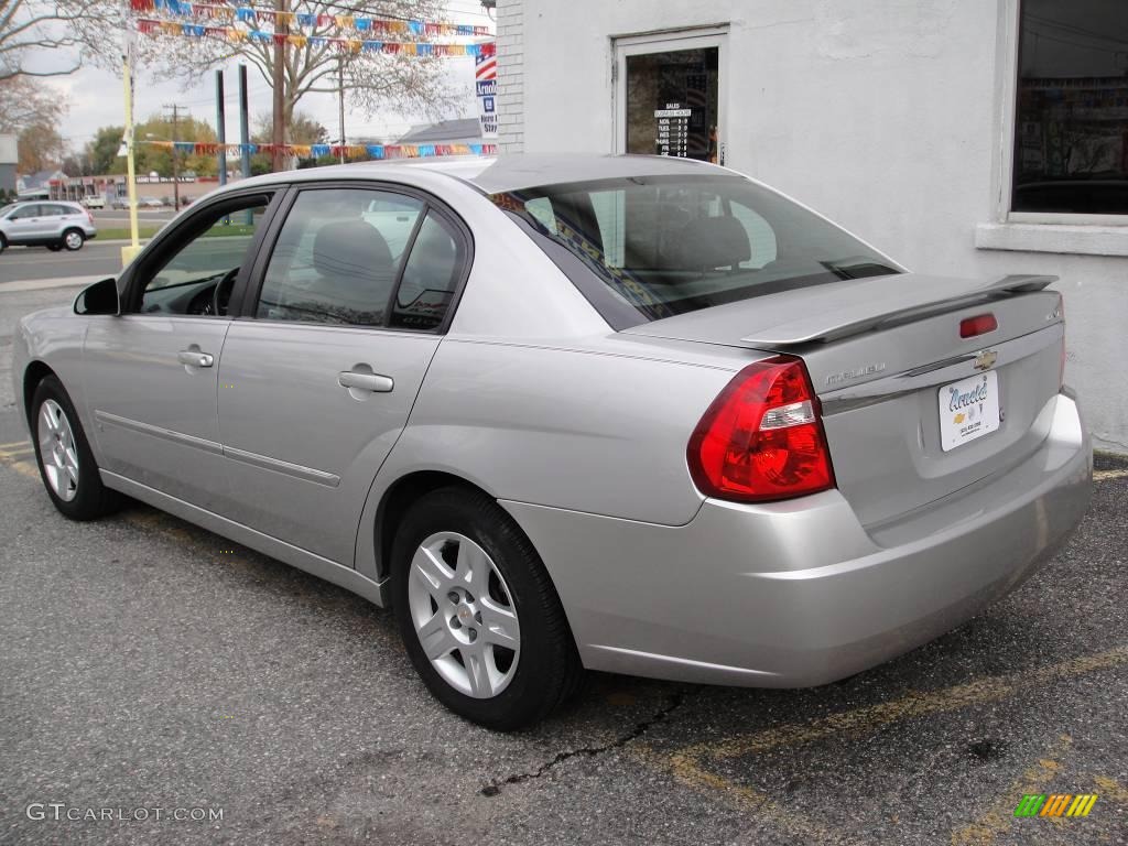 2006 Malibu LT V6 Sedan - Silverstone Metallic / Ebony Black photo #4