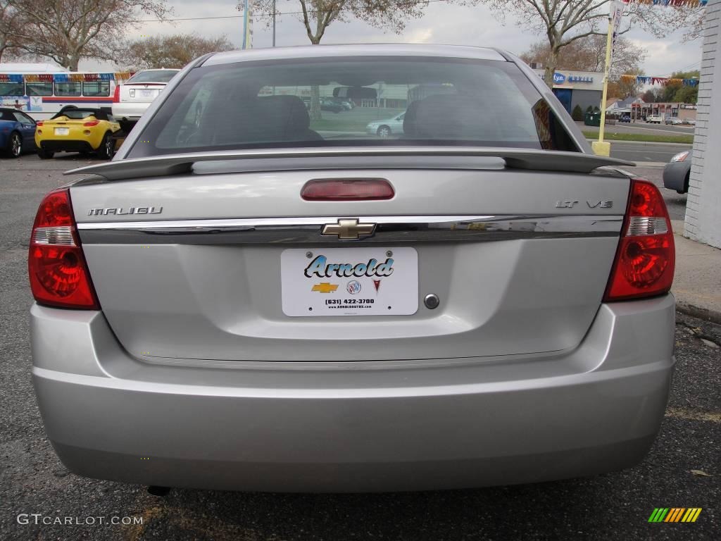 2006 Malibu LT V6 Sedan - Silverstone Metallic / Ebony Black photo #5