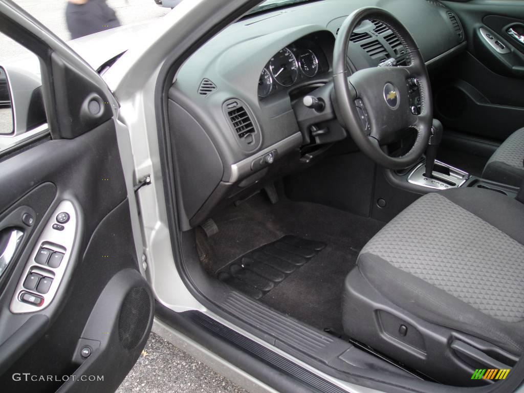 2006 Malibu LT V6 Sedan - Silverstone Metallic / Ebony Black photo #10