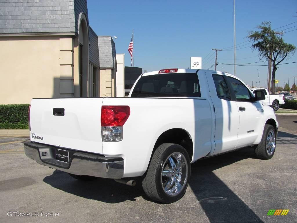 2008 Tundra Double Cab - Super White / Graphite Gray photo #6