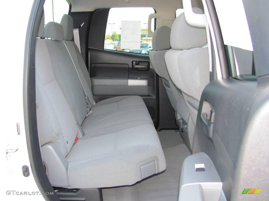 2008 Tundra Double Cab - Super White / Graphite Gray photo #10