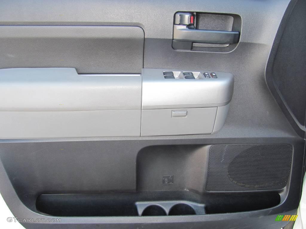 2008 Tundra Double Cab - Super White / Graphite Gray photo #12