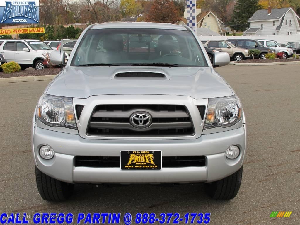 2009 Tacoma V6 TRD Access Cab 4x4 - Silver Streak Mica / Graphite Gray photo #5