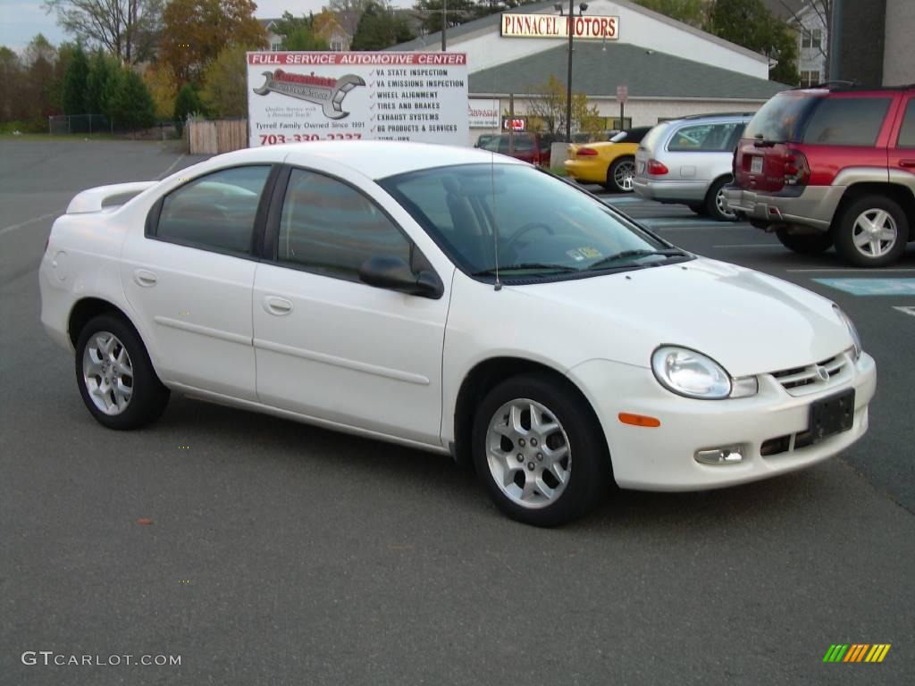 2002 Neon SXT - Stone White / Dark Slate Gray photo #2