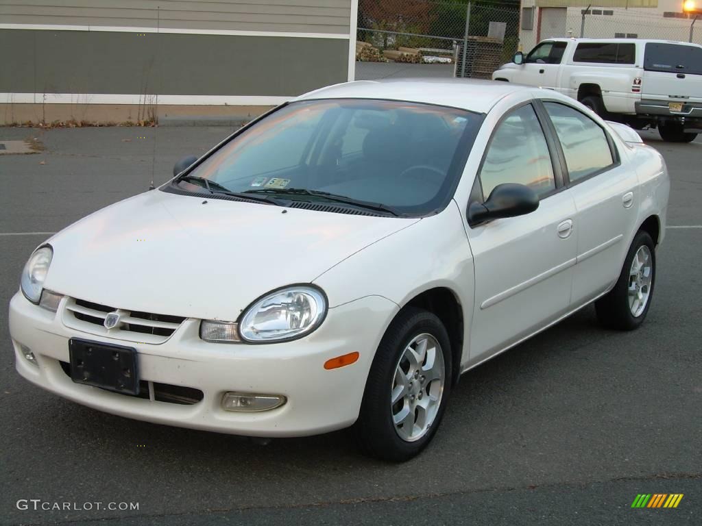 2002 Neon SXT - Stone White / Dark Slate Gray photo #4