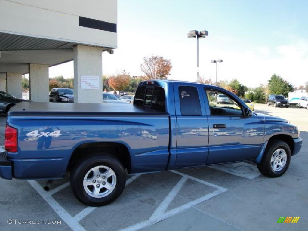 2006 Dakota ST Club Cab 4x4 - Atlantic Blue Pearl / Medium Slate Gray photo #2