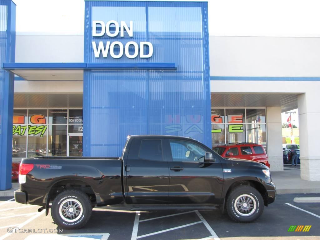 2010 Tundra TRD Rock Warrior Double Cab 4x4 - Black / Black photo #5