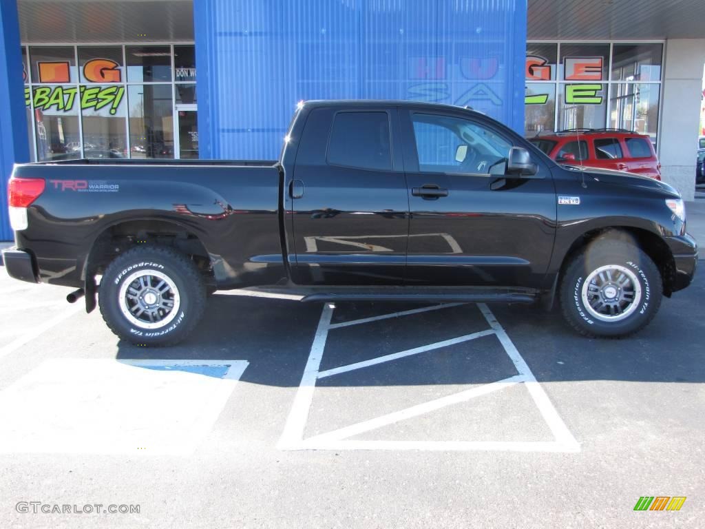 2010 Tundra TRD Rock Warrior Double Cab 4x4 - Black / Black photo #6