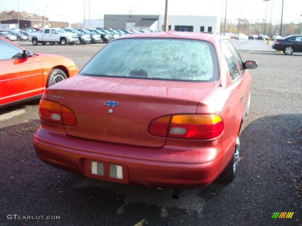 1999 Prizm  - Canyon Red Mica Metallic / Dark Charcoal photo #2
