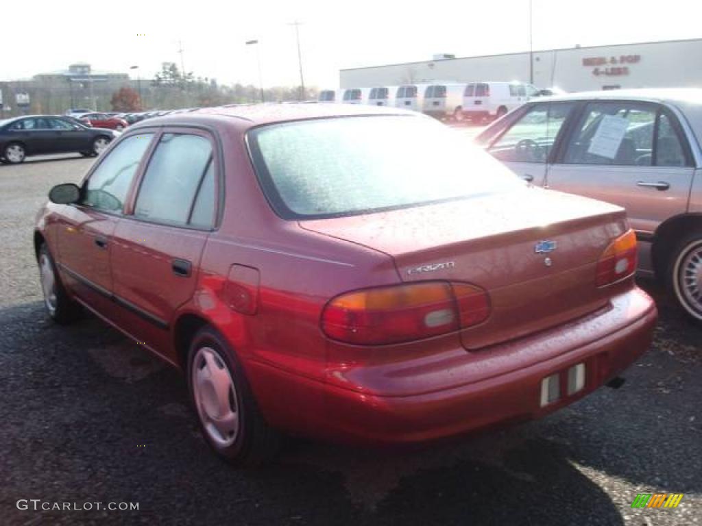 1999 Prizm  - Canyon Red Mica Metallic / Dark Charcoal photo #4