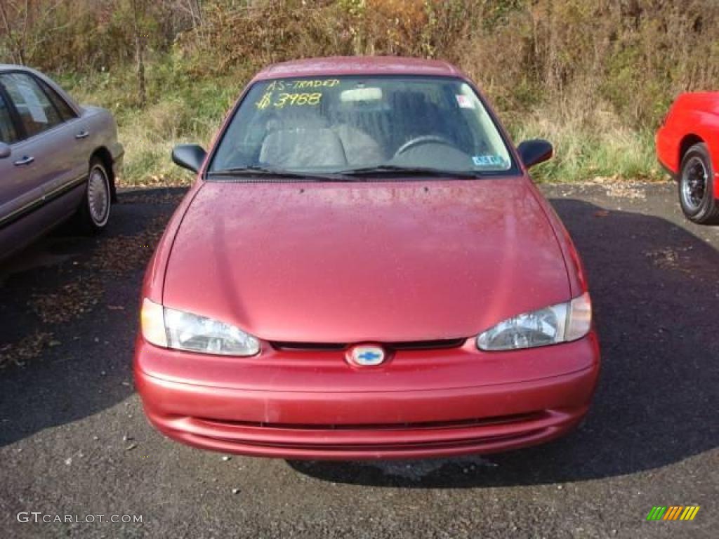 1999 Prizm  - Canyon Red Mica Metallic / Dark Charcoal photo #6