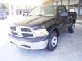 2010 Brilliant Black Crystal Pearl Dodge Ram 1500 ST Regular Cab  photo #2