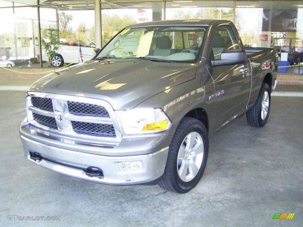 2010 Ram 1500 SLT Regular Cab 4x4 - Mineral Gray Metallic / Dark Slate/Medium Graystone photo #1