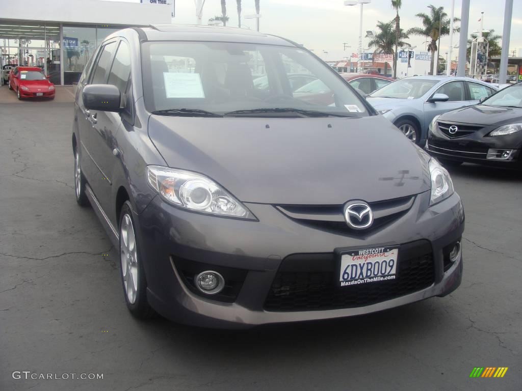 2008 MAZDA5 Grand Touring - Galaxy Gray / Black photo #1