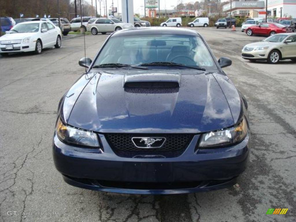 2002 Mustang GT Coupe - True Blue Metallic / Medium Graphite photo #6